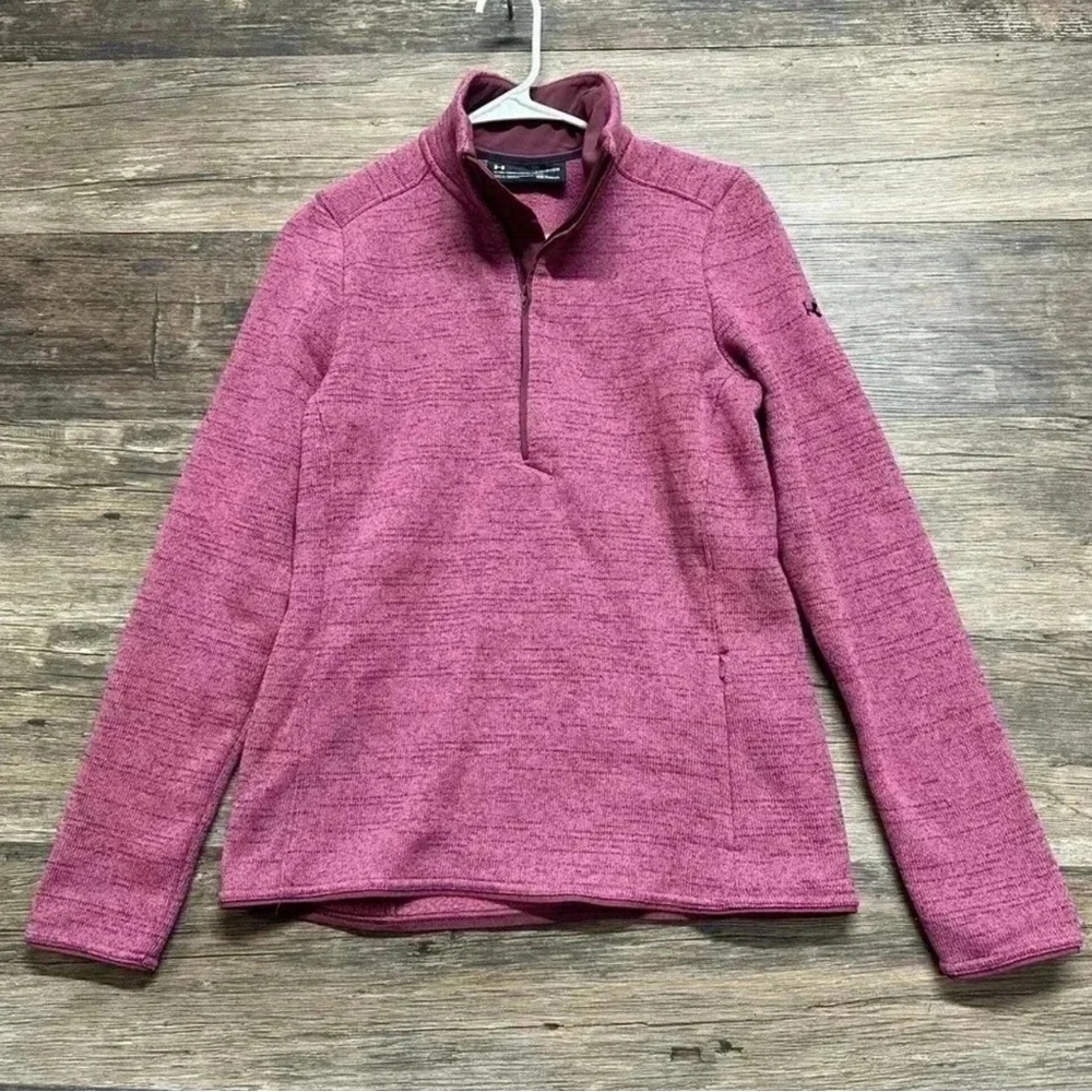 Under Armour Purple/Pink 1/4 Zip Sweatshirt